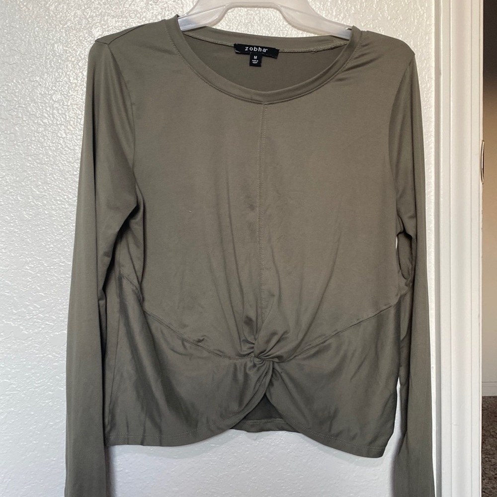 Green zobha Longsleeve T-shirt medium